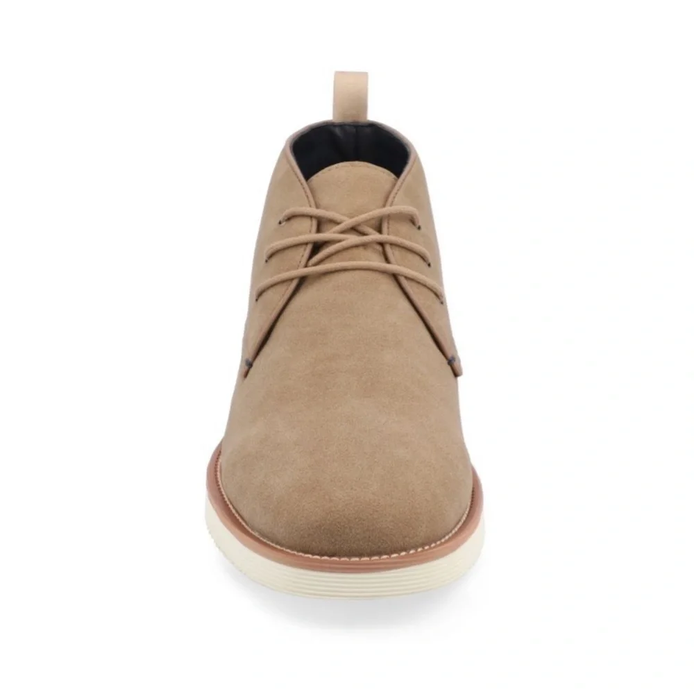 Vance Co. Jimmy Plain Toe Chukka Boot Taupe 11.5